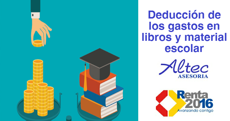 Deducción por gastos en la adquisición de material escolar en Murcia
